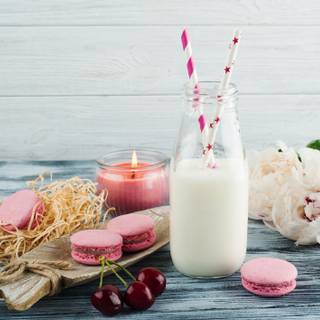 Milk bottle wallpaper