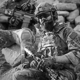 Military man wallpaper