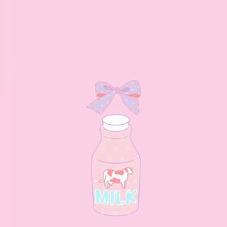 Milk bottle wallpaper