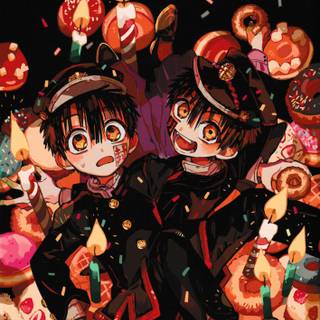 Hanako and Tsukasa wallpaper