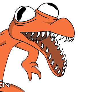 Orange Rainbow Friends wallpaper