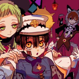 Hanako and Tsukasa wallpaper