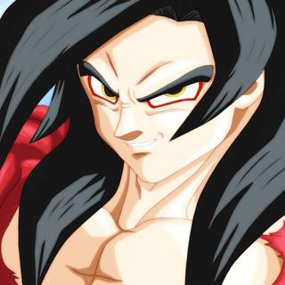 Goku SSJ4 eyes wallpaper