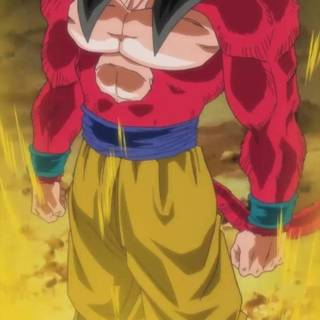 Goku SSJ4 eyes wallpaper