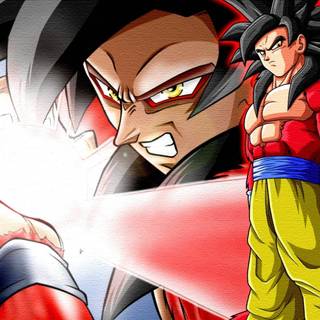 Goku SSJ4 eyes wallpaper