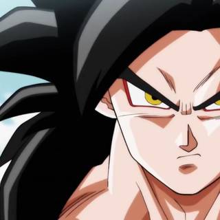 Goku SSJ4 eyes wallpaper