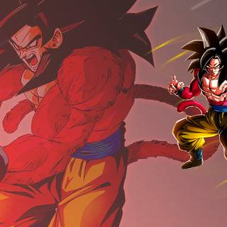 Goku SSJ4 eyes wallpaper