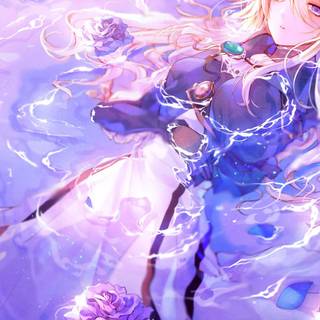 Lilac anime wallpaper