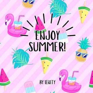 Summer aesthetic cartoon wallpaper