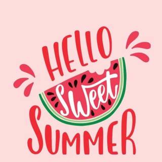 Summer aesthetic cartoon wallpaper