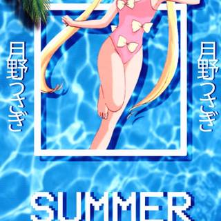 Summer aesthetic cartoon wallpaper