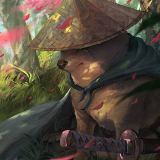 Samurai 8k wallpaper