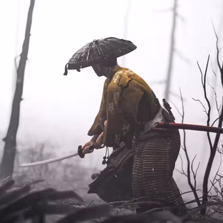 Samurai 8k wallpaper