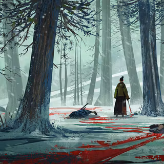 Samurai 8k wallpaper