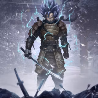 Samurai 8k wallpaper