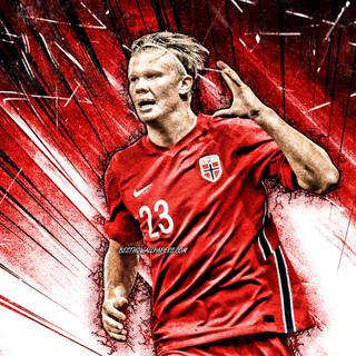 Haaland Norway wallpaper