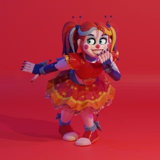 Circus Baby and Glamrock Freddy wallpaper