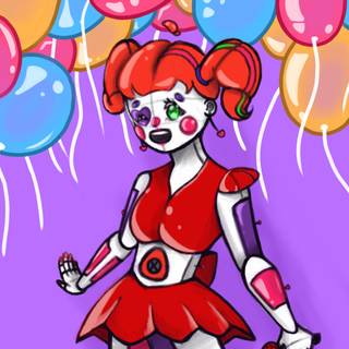 Circus Baby and Glamrock Freddy wallpaper