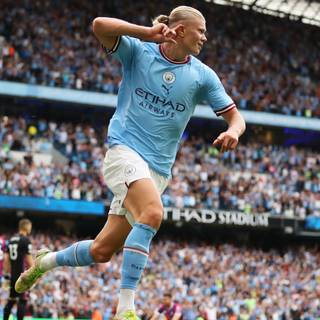 Haaland Man City PC wallpaper