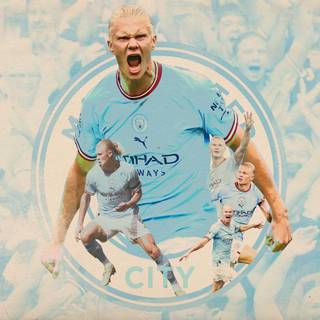 Haaland Man City PC wallpaper