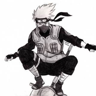 Kakashi sketch wallpaper
