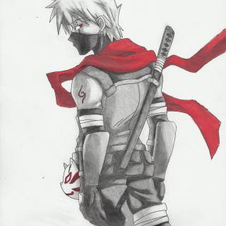 Kakashi sketch wallpaper