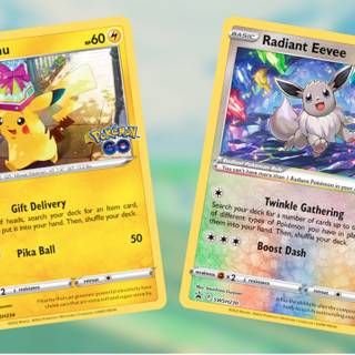 Pikachu card wallpaper