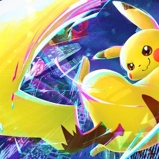 Pikachu card wallpaper