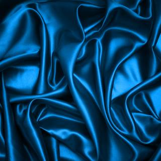 Blue fabric wallpaper