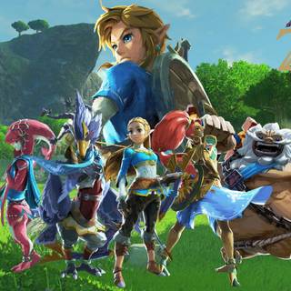 Botw champions wallpaper