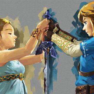 Botw champions wallpaper