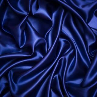 Blue fabric wallpaper