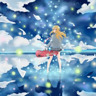 Your Lie In April 4k wallpaper