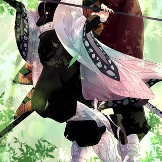 Shinobu x Tomioka wallpaper