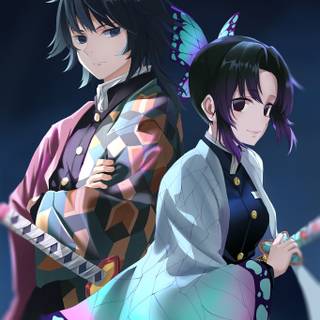 Shinobu x Tomioka wallpaper