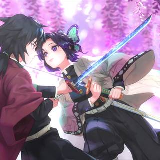 Shinobu x Tomioka wallpaper