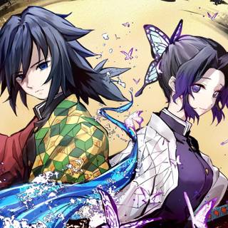 Shinobu x Tomioka wallpaper