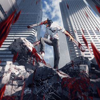 Chainsaw Man poster wallpaper