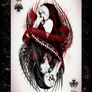 Queen of Spades wallpaper