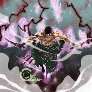 Zoro King of Hell wallpaper