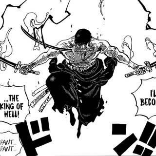 Zoro King of Hell wallpaper