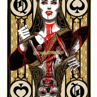 Queen of Spades wallpaper