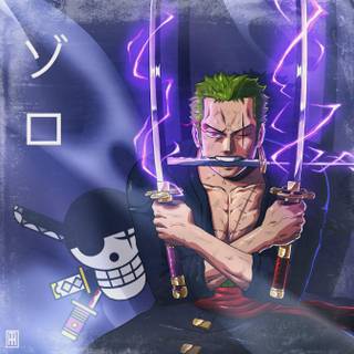 Zoro King of Hell wallpaper