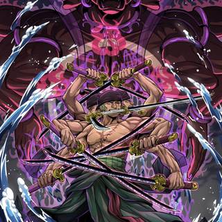 Zoro King of Hell wallpaper