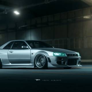Nissan GTR R34 2023 wallpaper