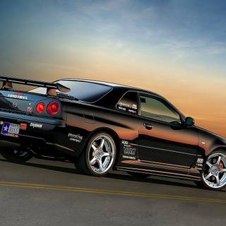 Nissan GTR R34 2023 wallpaper