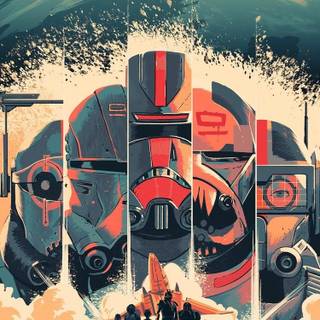 Star Wars The Bad Batch characters wallpaper