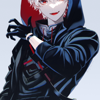 Anime red boy wallpaper