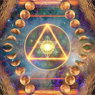 Sacred Geometry iPhone wallpaper