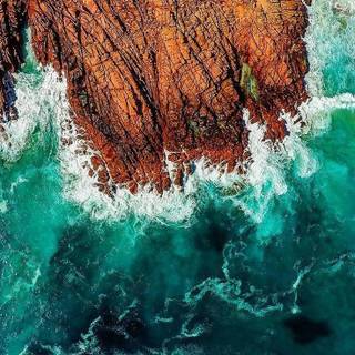 Wave HD iPhone wallpaper